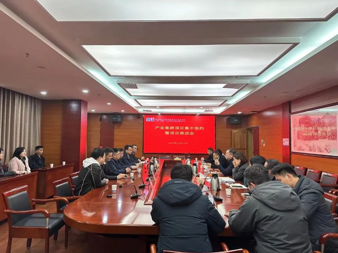 12月12日，郴州自贸片区、高新区举行产业集群项目集中签约暨项目推进会，与湖南银诚贵金属有限公司、深圳市致远光显科技有限公司、深圳市鼎源兴电子有限公司、东莞市高陆电子有限公司、深圳市华鑫维科技有限公司、湖南中科宾泽细胞生物科技有限公司等6家企业正式签订招商引资入园协议，项目涵盖光电、新能源、有色金属新材料、现代服务业等领域，总投资21.5亿元。